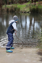 Load image into Gallery viewer, Puddle Pants Navy- Youth
